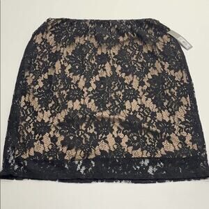 APT 9 Womens Black Lace MIDI Skirt